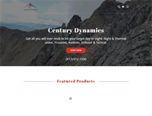 Tablet Screenshot of centurydynamics.com